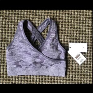 Camo Seamless Sports Bra